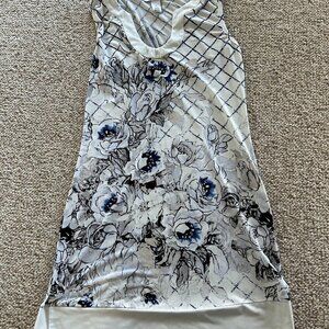 🎀 Buy 2 Get 1 Free 🎀 White House Black Market  XS Tunic/Dress Rose Y2K